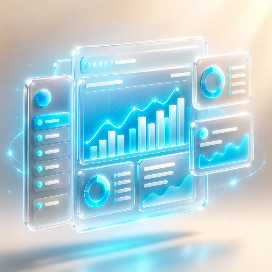 Full-stack AI web application dashboard